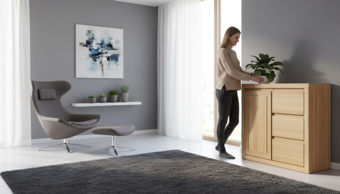 Kommode Puu Design Kaappi Tarjoilukaappi Kaapit Kommodot Sivukaappi Uusi Laatikot