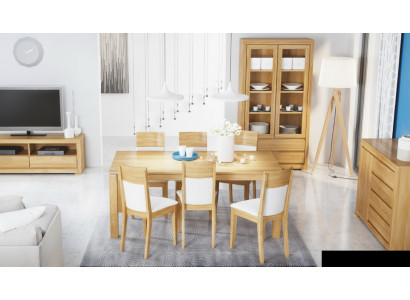 Ruokapöytä Puu Pöydät Olohuone Ruokailuhuone Pöytä Massiivipuu 200x90cm Ruokapöydät Massiivi