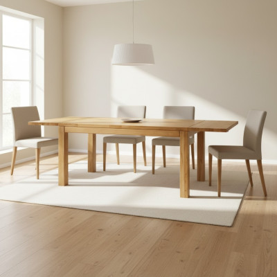 Ruokapöytä Puu Pöydät Olohuone Ruokailuhuone Pöytä 180x90cm Kiinteäpuu Ruokapöydät Kiinteä