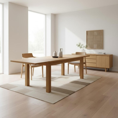 Ruokailuhuone Ruokailupöytä Massiivipöydät Pöytä 140x90cm Aito puu Kokopuu Uudet huonekalut