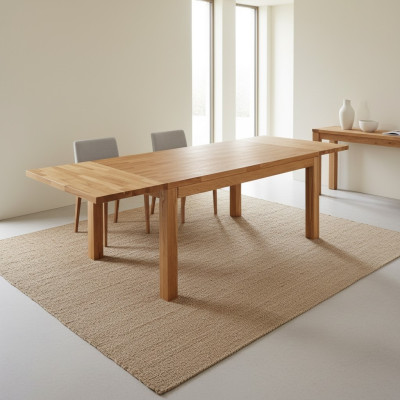 Ruokailuhuone Ruokapöytä Massiiviset pöydät Huonekalut Pöytä 140x90 cm Aito puu Kokopuu Uusi