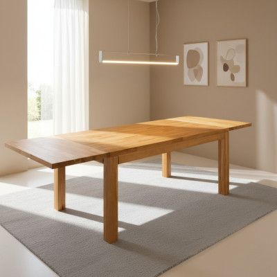 Ruokapöytä Puu Pöydät Olohuone Ruokailutila Pöytä 120x80 cm Kiinteäpuu Ruokapöydät Aitopuu