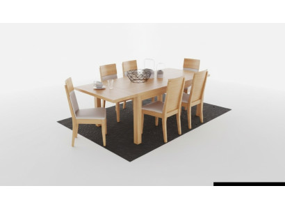 Ruokapöytä Puupöydät Olohuone Ruokailuhuone Pöytä Massiivipuu 120x90cm Ruokapöydät Massiivi