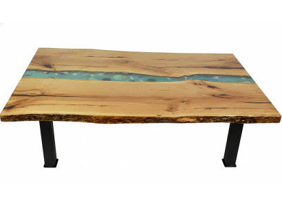 Sivupöytä Sohvapöytä Epoksihuonekalu Designer pöytä Epoksihartsipöydät 120x70cm