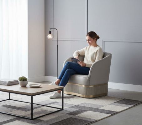 Olohuoneen luksusnojatuolit hotellipaiskutuolit modernit yksipaikkaiset designer-tuolit