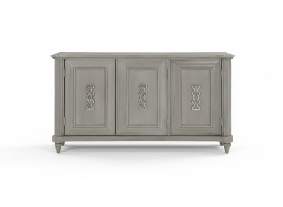 Kommode Tarjoilupöytä Konsoli Puu Kaappi Vaatekaappi Sideboard Design Huonekalut Harmaa Uusi