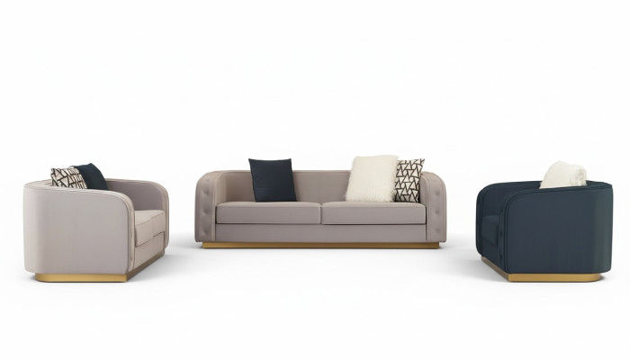 Sohvaryhmä 3+2+1 Istuin Design-sohvat Pehmustetut sohvat Tekstiili Moderni Rentouttava