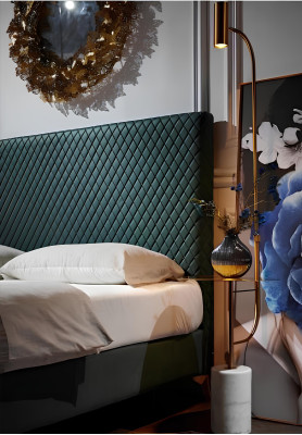 Bett Polster Design Luksus Kaksoisvuodet Avio Nukkumis Huone Nahka Hotellivuode Uusi