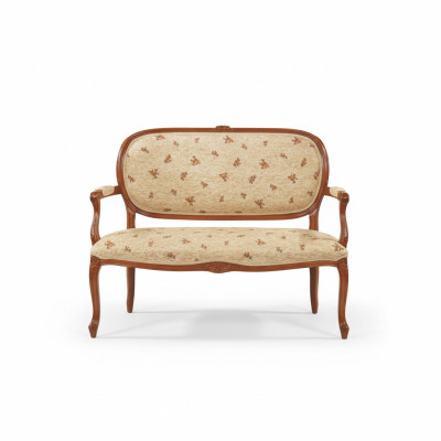 Design Kaksipaikkainen sova Luxury sohvat Sohva 2-paikkainen sohva Tekstiili Italialaiset huonekalut Uusi