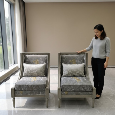 Sessel Luxus Pehmuste Designer Tekstiili 1 Istuin Pehmuste Istuin Yksiistuin Huonekalut uusi
