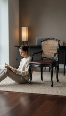 Klassiset tuolit Designer ruokailutuoli Luxus puinen nojatuoli Puutuoli Tuoli