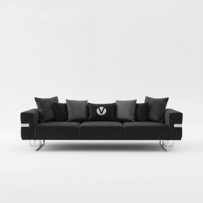 Olohuoneen sohva Sojaus Tyyny Sohvat xxl Design-sohva 4-istuttava Tekstiili Suuri Uusi