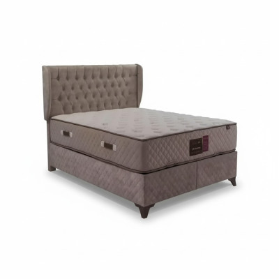 Bett Chesterfield makuuhuoneen sängyt tekstiili 180x200 cm sisältäen patjan