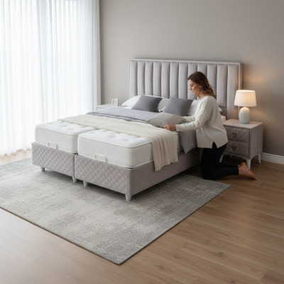 Sängyt Parisänky Hotellisänky Sänkyrunko Parveke Puu Huonekalut Sänky Tyyny Luksus Design