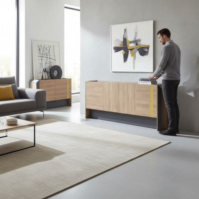 Moderne Holzkommode Sideboard Büromöbel Highboard Schränke Luxus Möbel