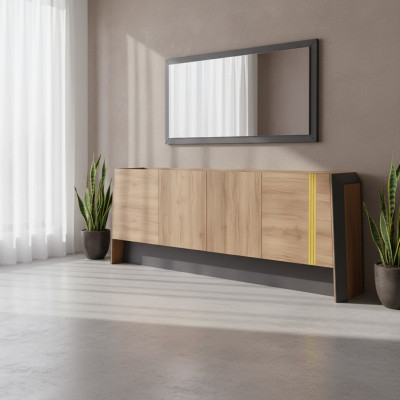 Moderne Holzkommode Sideboard Büromöbel Highboard Schränke Luxus Möbel
