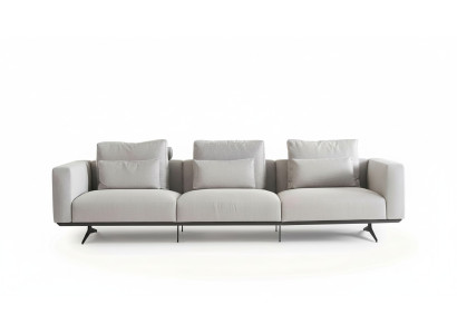 Olohuoneen design-sohvasti 4-istuttava sohvakalusto valkoinen pehmustesohva uusi