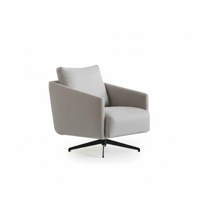 Sessel Design Päällystetty sohva Soivat Soivat Tekstiili Tyyli Moderni uusi Harmaa