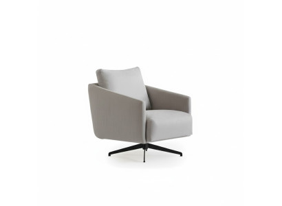 Sessel Design Päällystetty sohva Soivat Soivat Tekstiili Tyyli Moderni uusi Harmaa