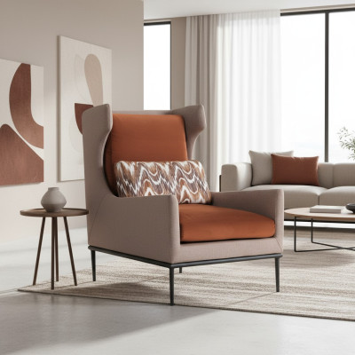 Olohuoneen nojatuoli sohva tyyny design tekstiili 1 istuin sohva tyyny