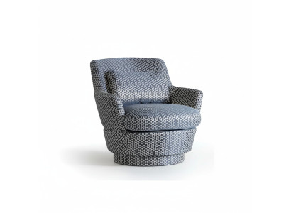 Luxus-nojatuoli Design-huonekalu Puu tekstiilillä Yksittäinensohva Lounge Club
