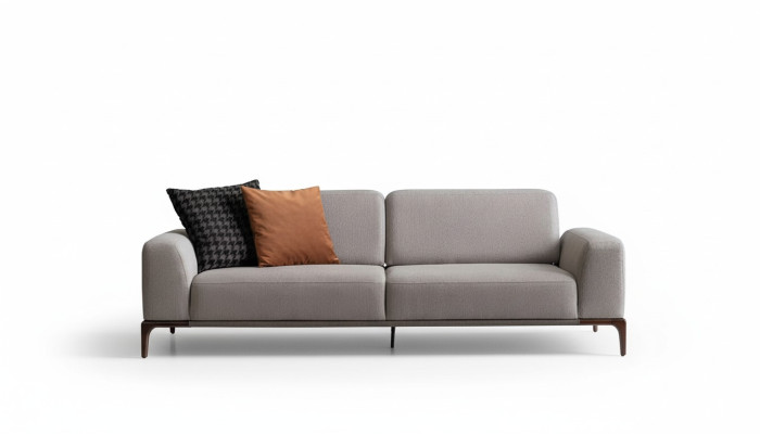 Olohuoneen 3-paikkainen sohvajakausi moderni design harmaa