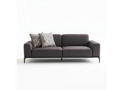 3-paikkainen sofa ruskea sohvat tyyli luksus olohuone moderni muotoilu pehmuste
