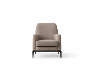 Olohuoneen nojatuoli designsoiva luksus istuin moderni ruskea puu tekstiili