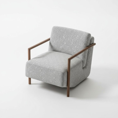 Sessel Grau olohuonekaluste design moderni luksus yksittäinen nojatuoli klubi rentoutuminen