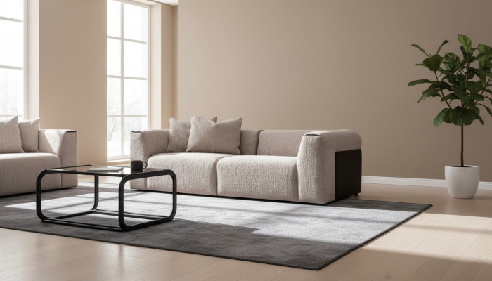 Moderni soiva Luxus tekstiili olohuone istuinkaluste sohvapöytä 3-paikkainen design