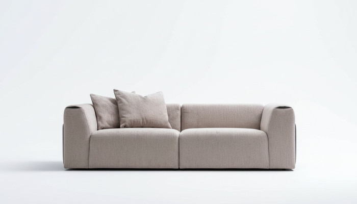 Moderni soiva Luxus tekstiili olohuone istuinkaluste sohvapöytä 3-paikkainen design