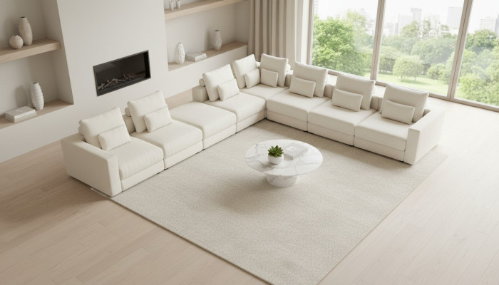 Ecksofa L-muotoinen Luxus-sohva Kulmasohva Olohuoneen sohva Pehmustettu sohva