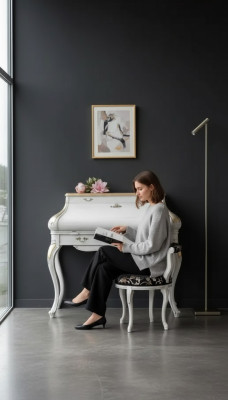 Meikkipöytä valkoinen luksus konsoli-kommio puu klassinen design