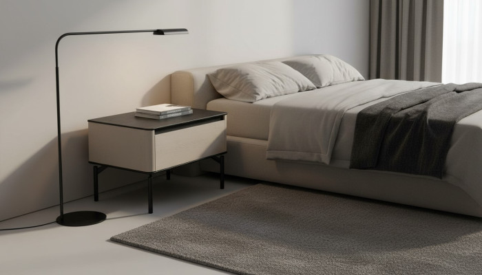 Valkoinen yöpöytä Designer Modernit lastenhuonekalut Yöpöytä Uusi