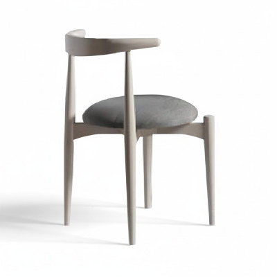 Gruppe Küchenstühle Esszimmerstühle Holzstühle Set 2tlg Stühle Beige