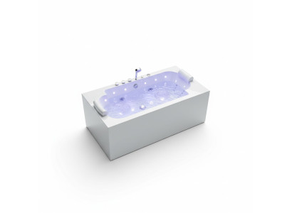 Whirlpool LED -spa Kylpyamme Sisätiloihin Whirlwanne Hydroterapia