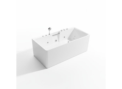 Whirlpool Sisä-Whirlpool Kylpyamme Koti Spa Valkoinen Amme Rentoutus