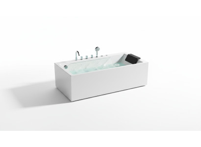 Whirlpool-kylpyamme Spa LED-valaisimilla hierontasuuttimilla