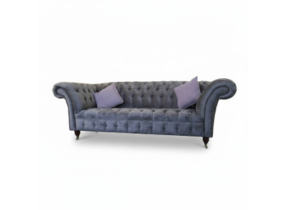 Sohva 3 istuinta Chesterfield istumatekstiili kangas sohva pehmuste Uusi