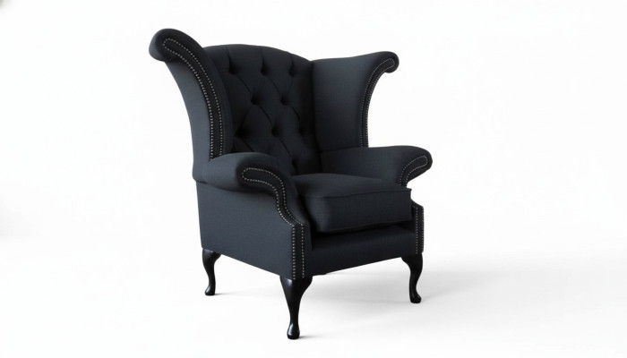 Chesterfield Tekstiili Tyynysofa Designsofa Nojatuoli 1 Istuin Korvatuetuoli