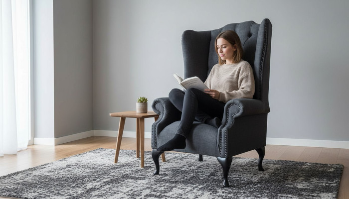 Yksistuttava Chesterfield -sohva Huonekalut Luxus -huonekalut Korvatuoli Uusi