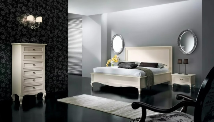 Bett 2x yöpöytää 4-osainen makuuhuonekalusto Lipasto Luxury Uusi