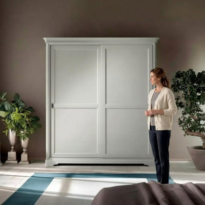 Moderni tyylinen vaatekaappi Design huonekalu makuuhuone Valkoinen kaappi Uusi