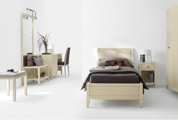 Luxus täydellinen makuuhuonekokonaisuus beige työpöytä sänky yöpöytä uusi