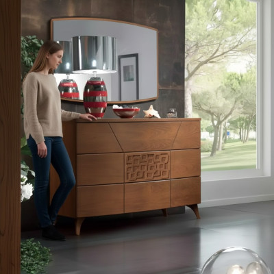 Makuuhuoneen setti lipasto peili luxury kokonaisvaltainen moderni lipastot 2 kpl
