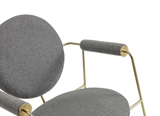 Ruokailuhuoneen tuoli Designer-tuoli käsinojilla Moderni huonekalupöytätuoli Pehmustettu tuoli