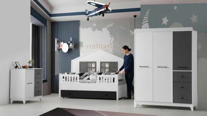 Modern Set für Kinderzimmer Multicolour Perfekte Möbel für Ihr Interieur