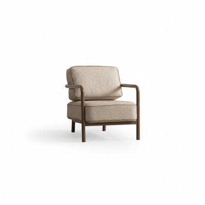 Moderni beige nojatuoli yksipaikkainen designer olohuoninnojatuoli käsinojallinen tuoli