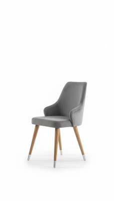 Tuoli Tuolit Luksus Design Nojatuoli Puu Päällystetty Uusi Moderni Ruokailuhuonekalut Puu