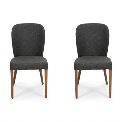 Modernit puu 2x tuolia Luxus pehmustettu design tuoli nojatuoli uusi nojatuoli pehmustettu